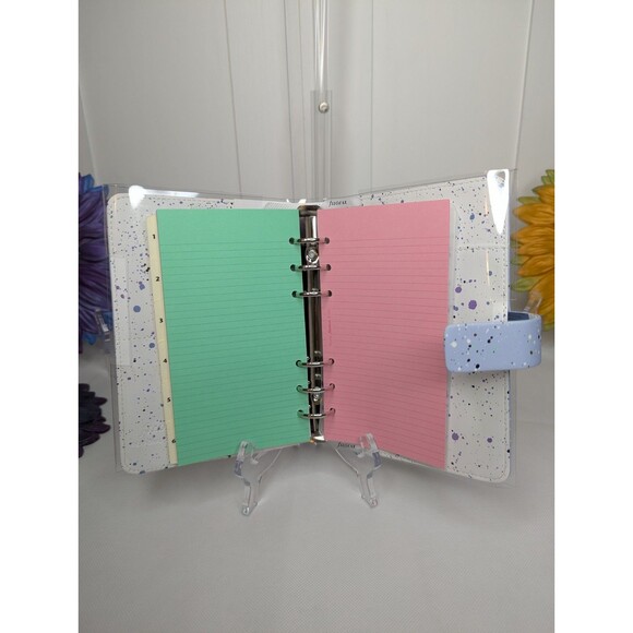 Filofax Personal Patterns Organizer 2026 - Expressions, Blue - Picture 10 of 12
